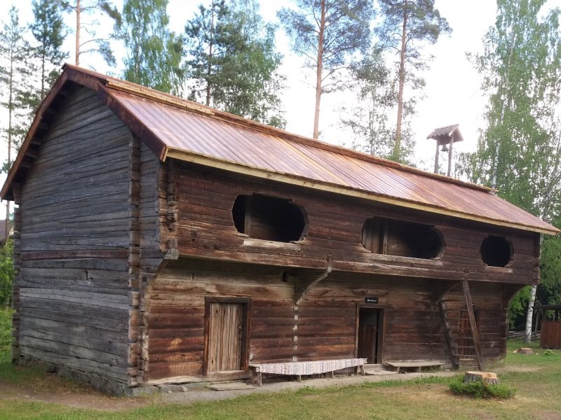 Kokkitalli Hankasalmen museokylän Kokkitalli